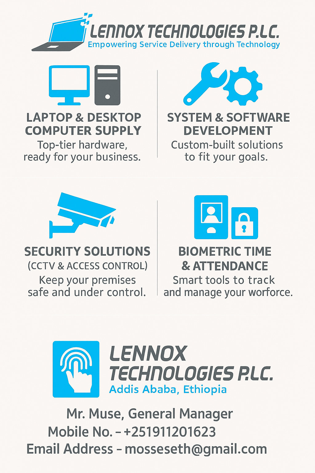 Some of our service and products